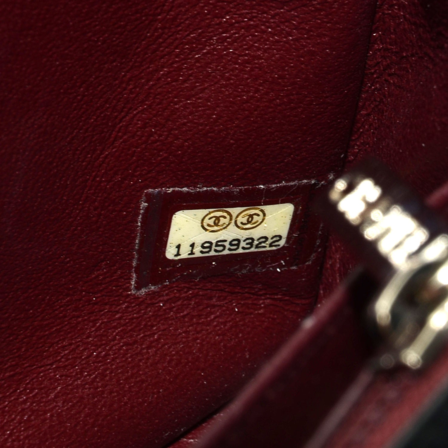 Chanel Lambskin Quilted Mini Square Flap Black 7 of 8