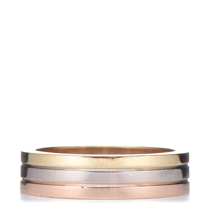 Cartier 18K Pink White Yellow Gold 4.8mm Vendome Louis Cartier Wedding Band Ring 50 5.25 1 of 6