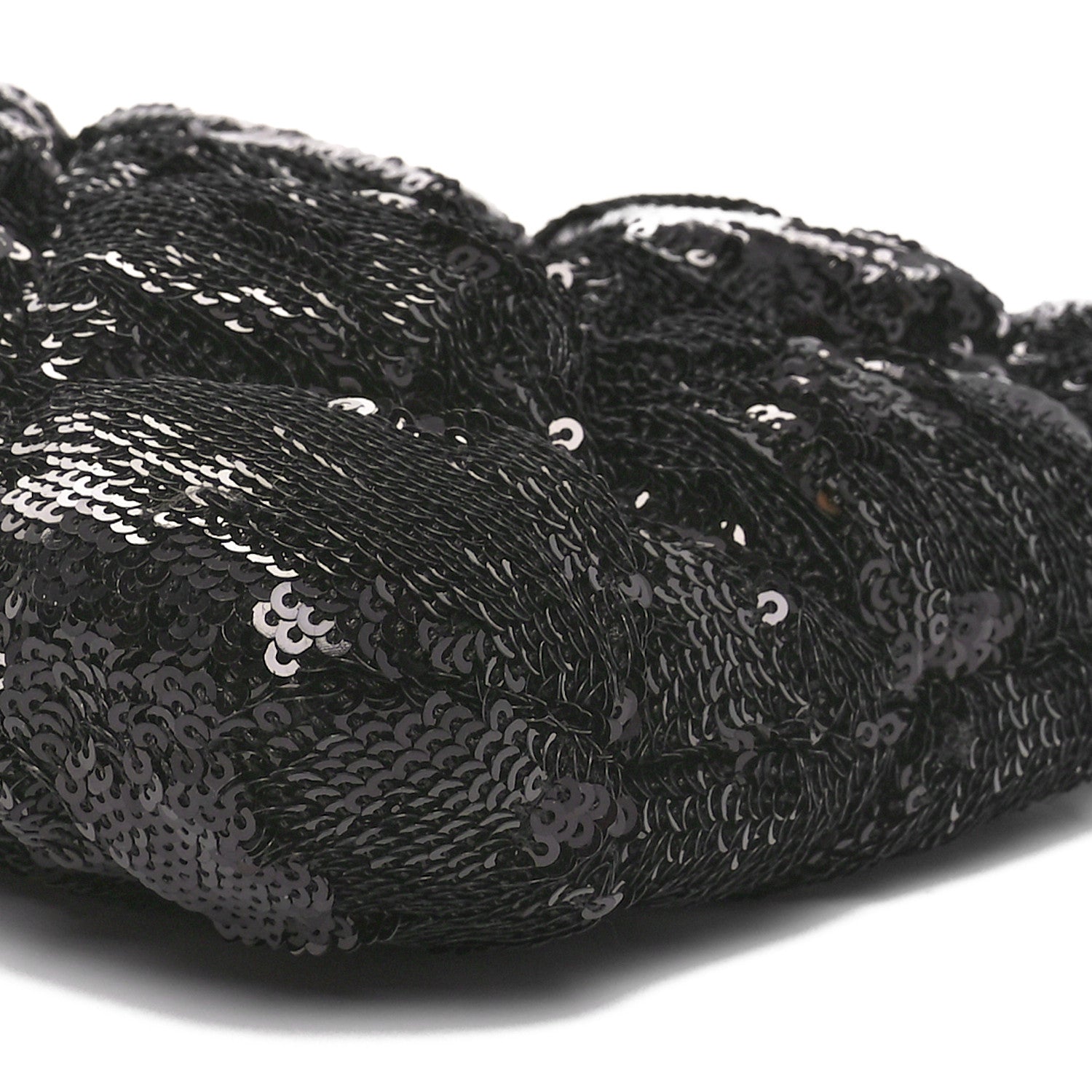 Chanel Sequins Quilted Large Chanel 19 Pouch Black 10 of 11