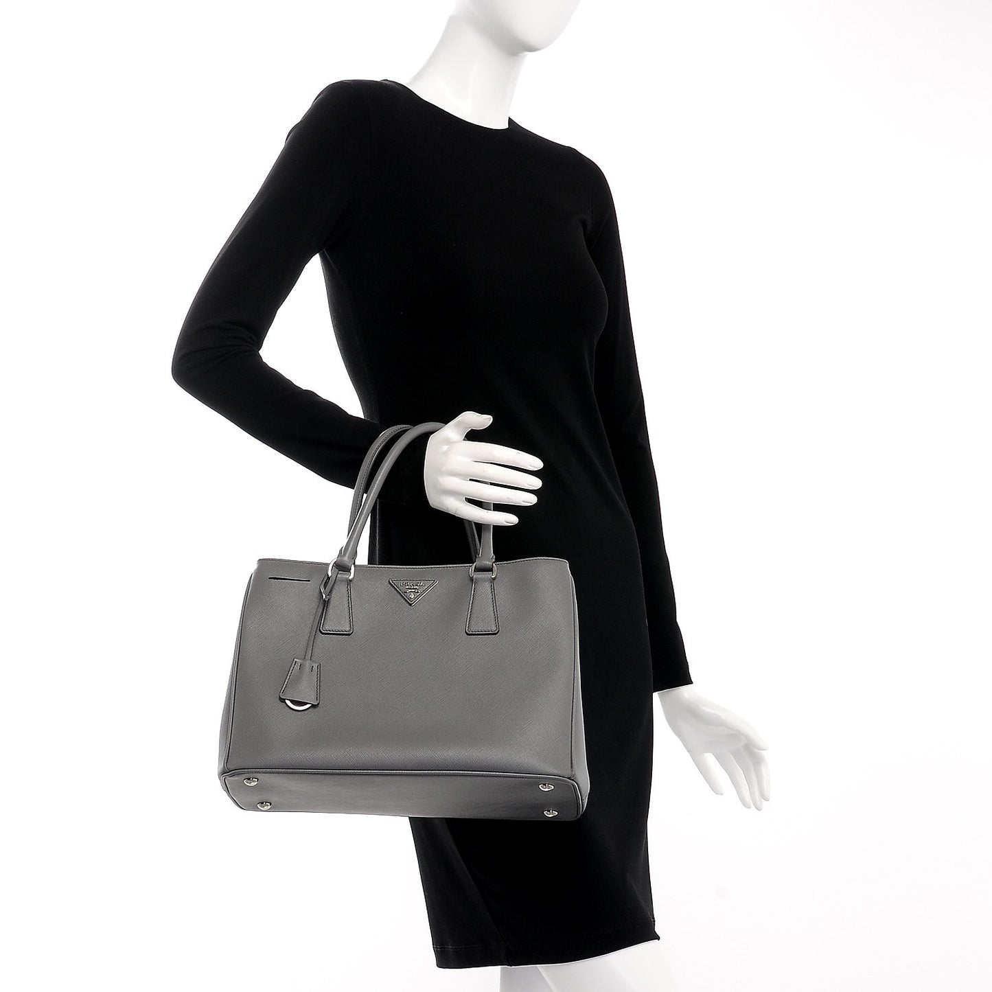 Saffiano Lux Small Tote Marmo