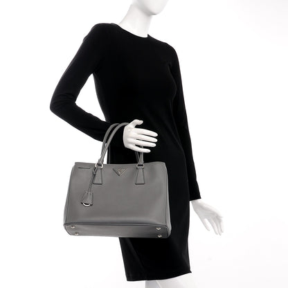 Prada Saffiano Lux Small Tote Marmo 3 of 9