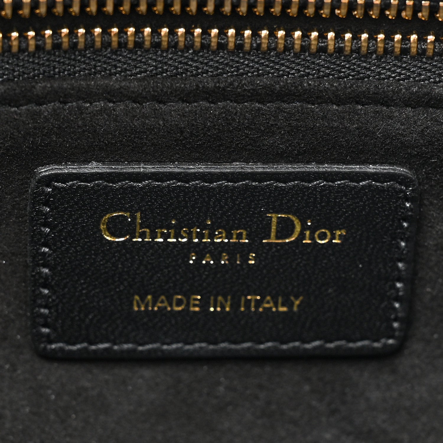 Christian Dior Lambskin Cannage Large Lady Dior Black 6 of 14