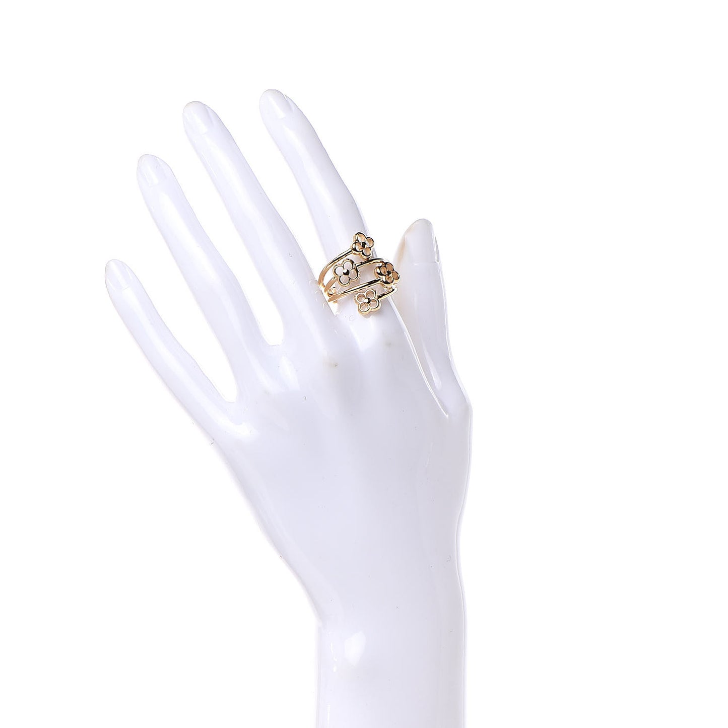 Flower Full Ring M Gold