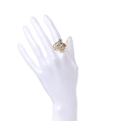 Louis Vuitton Flower Full Ring M Gold 2 of 5