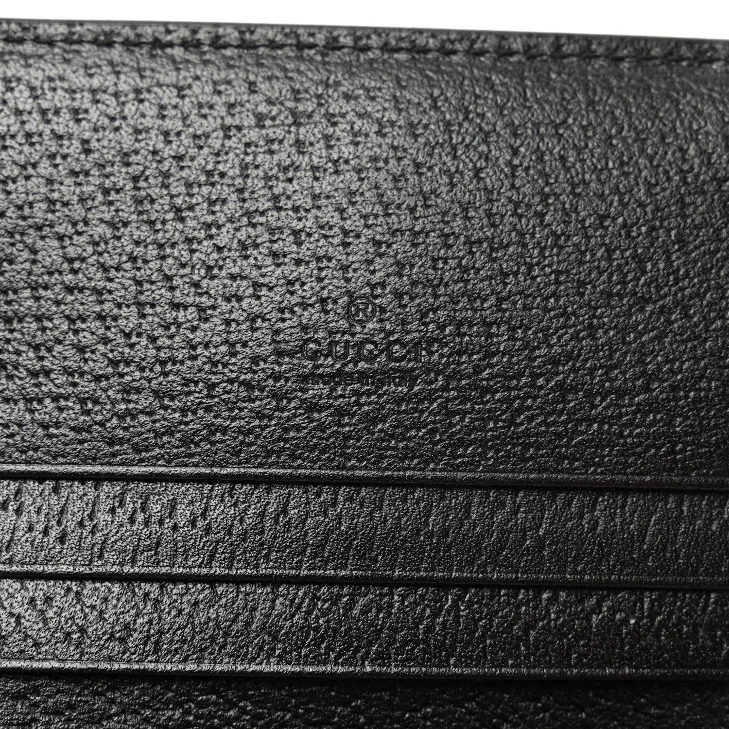 Gucci Jacquard Black Denim GG Monogram Textured Dollar Calfskin Jackie 1961 Card Case Black Ivory 6 of 6