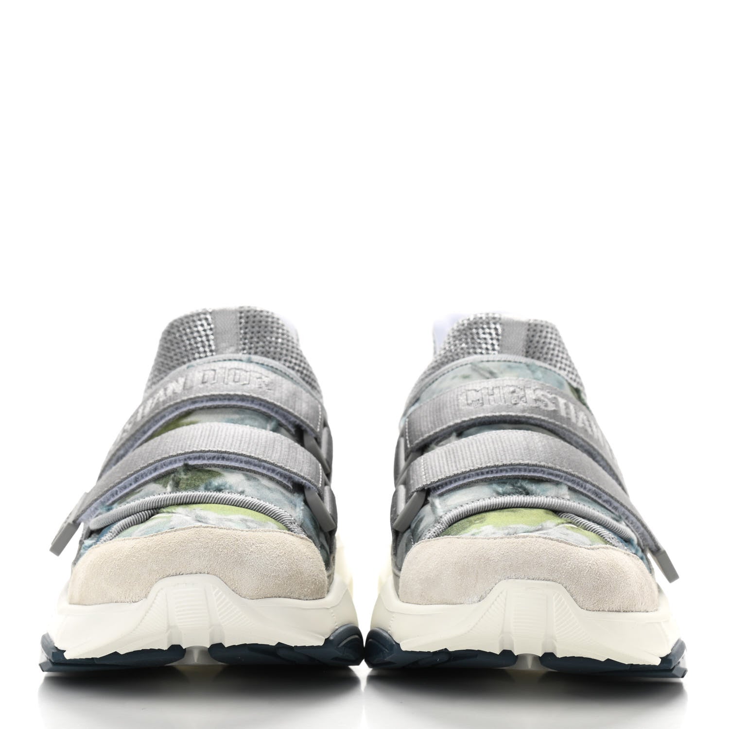Christian Dior Technical Fabric Shaded Camouflage Womens D-Wander Sneakers 40 Denim Blue 2 of 8