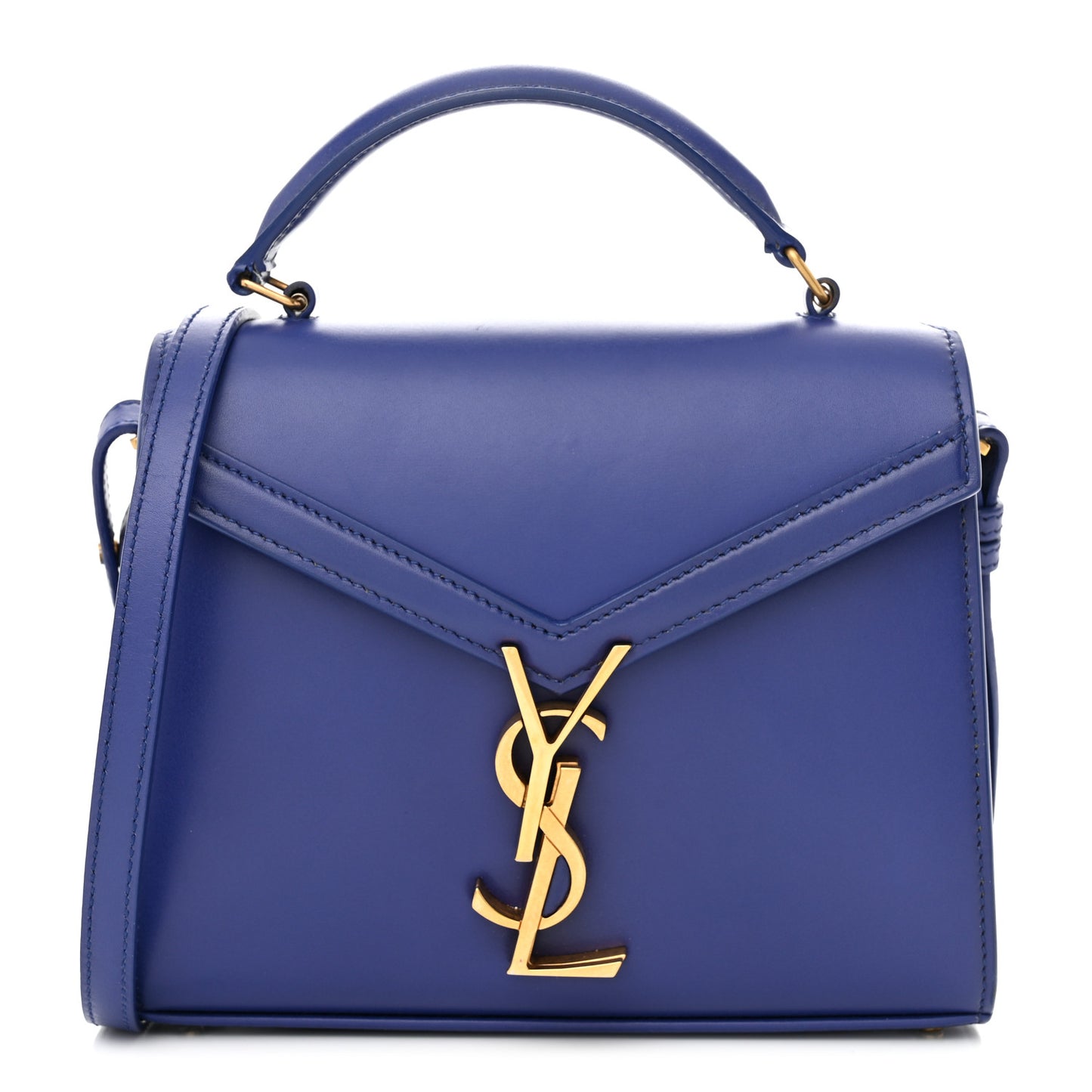 Calfskin Mini Classic Monogram Cassandra Top Handle Bag Majorelle