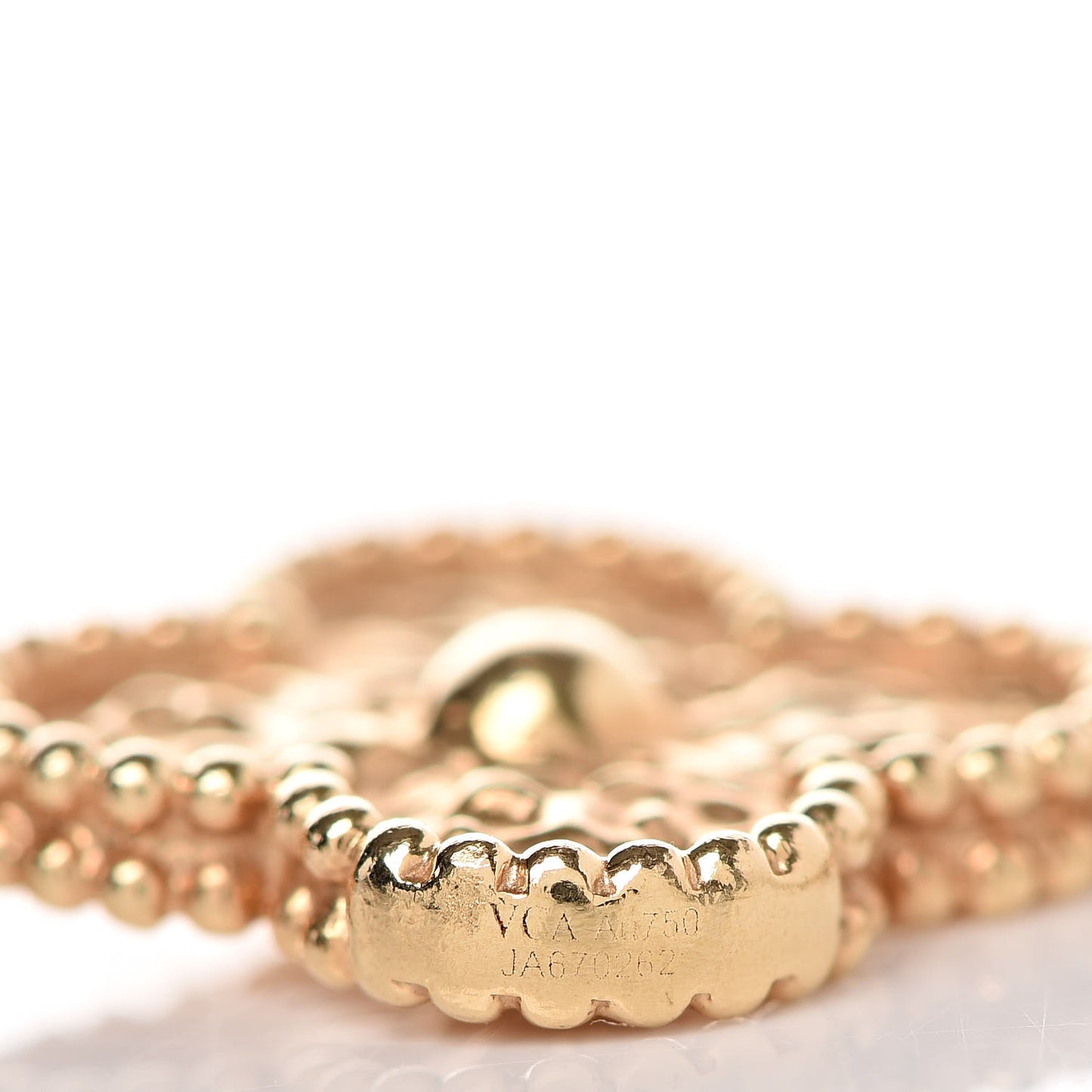 18K Yellow Gold 5 Motifs Vintage Alhambra Bracelet