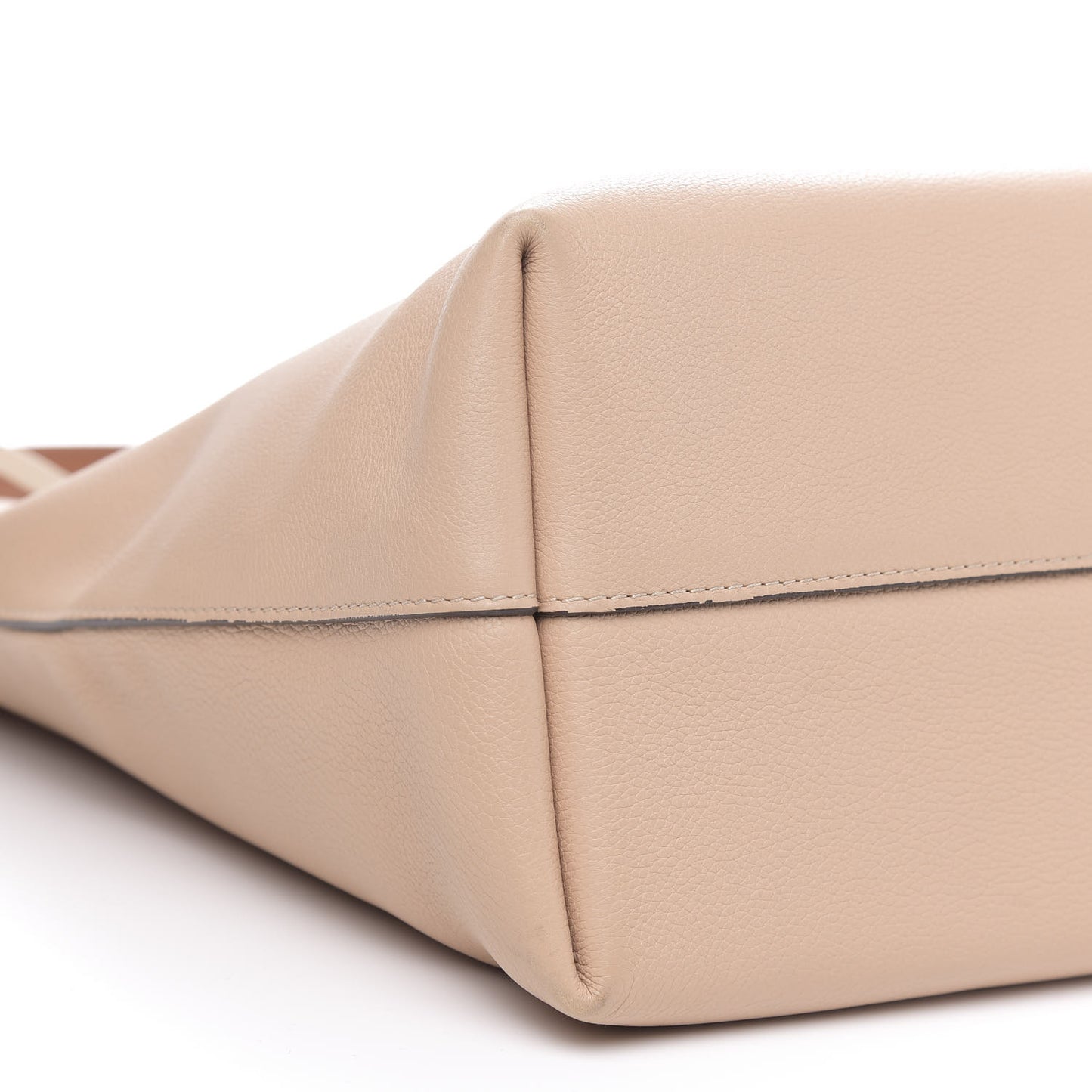 Calfskin Lockme Hobo Beige