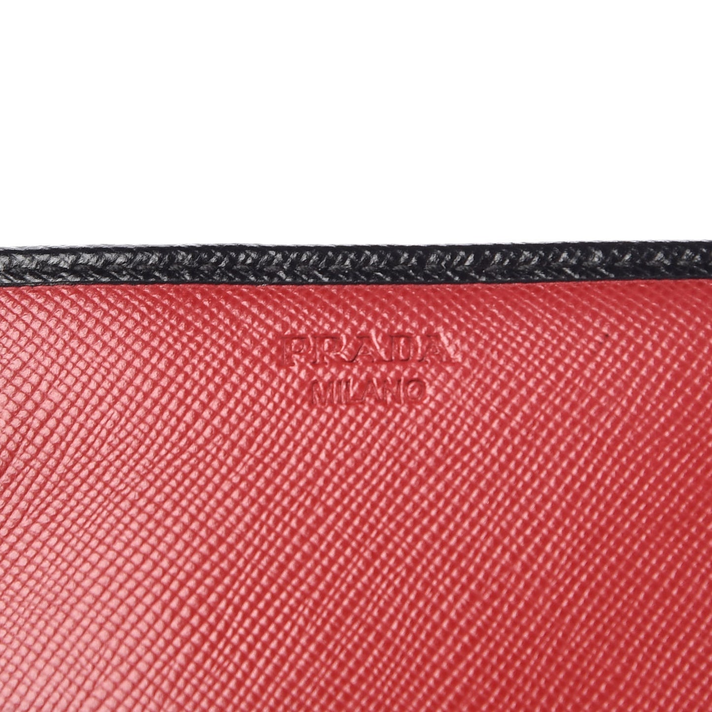 Saffiano Colour Continental Flap Wallet Black Peonia