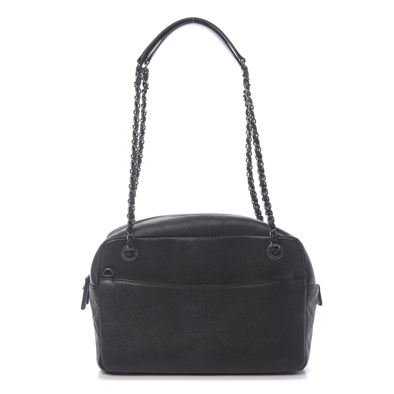 Chanel Caviar Quilted Large Coco Camera Case Black 1 of 12