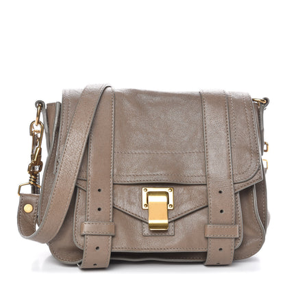 Proenza Schouler Lambskin PS1 Mini Pouch Messenger Smoke 1 of 10
