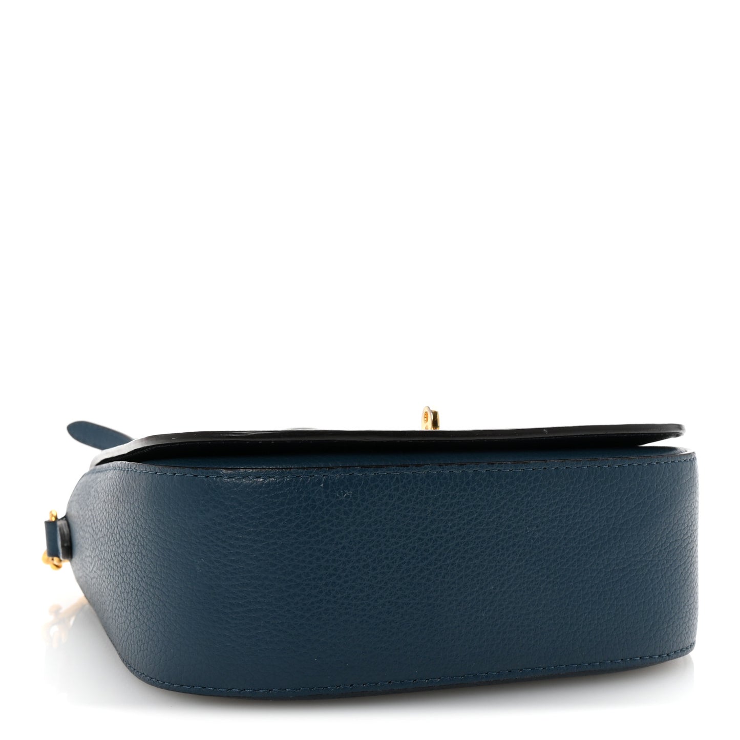 Small Classic Grain Calfskin Small Darley Satchel Blue