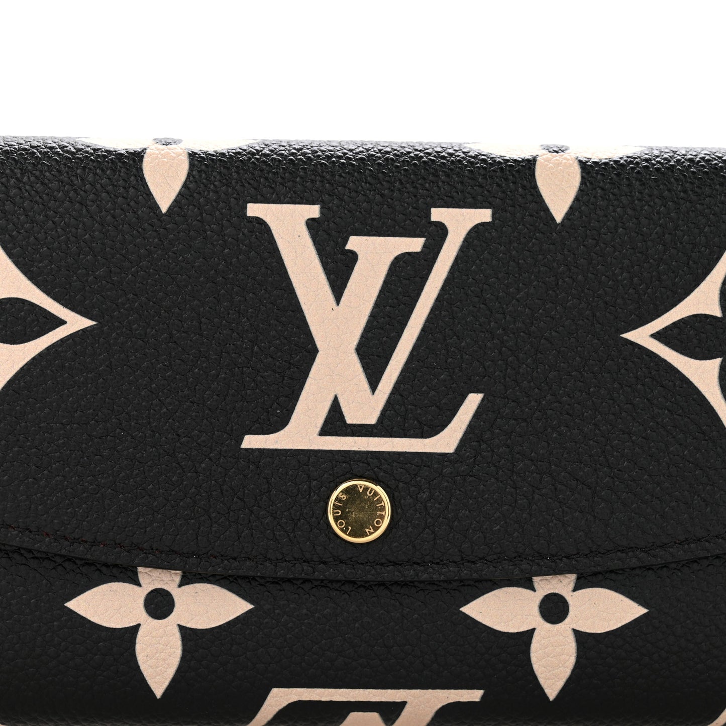 Empreinte Monogram Giant Emilie Wallet Black Beige