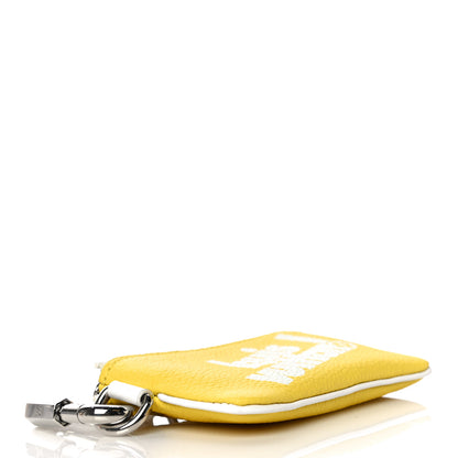 Louis Vuitton Calfskin Everyday LV Key Pouch Jaune 4 of 9