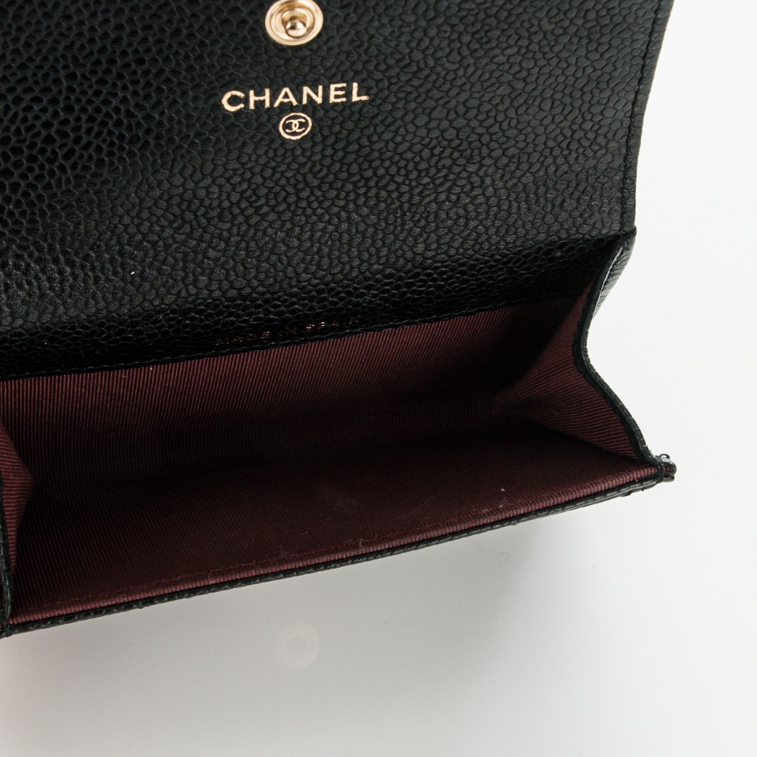 Chanel Caviar Quilted Flap Card Holder Black 5 of 8