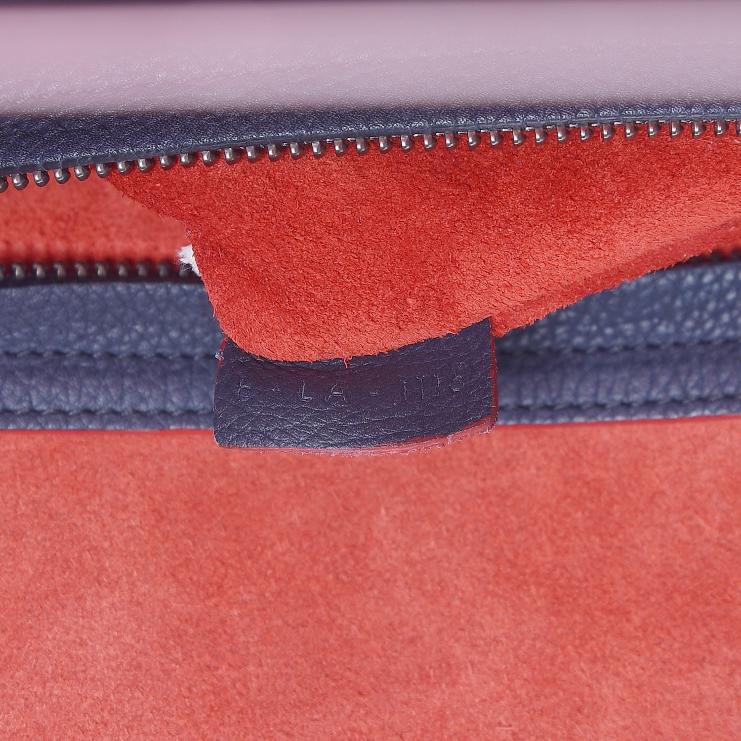 Celine Baby Grained Calfskin Medium Phantom Luggage Navy 8 of 8