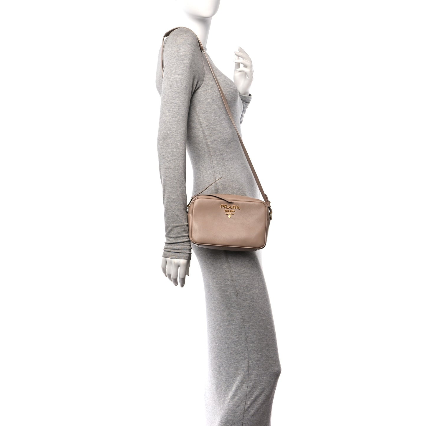 Vitello Phenix Camera Bag Cammeo