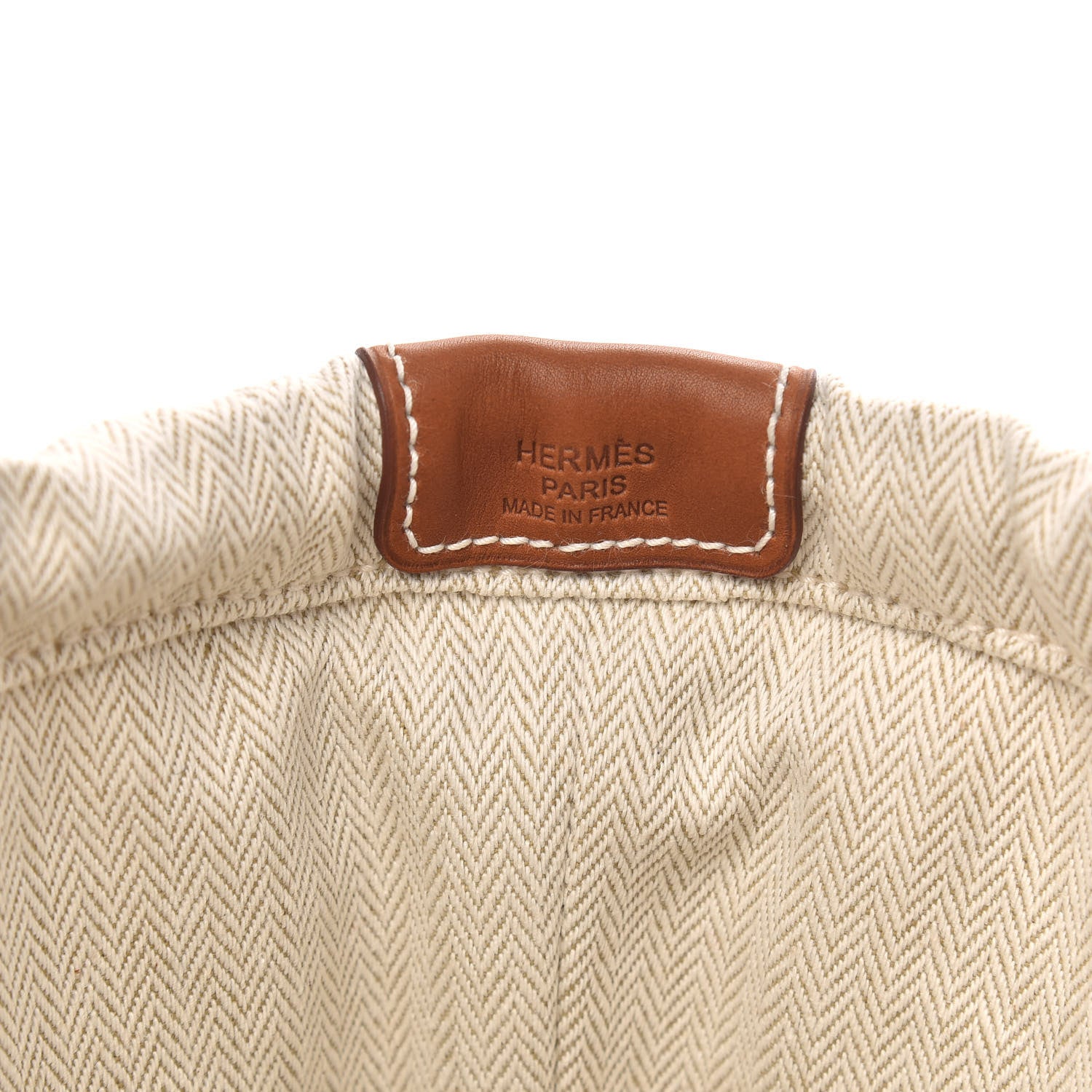 Hermes Canvas Barenia Fourbi 20 PM Pouch Naturel Fauve 6 of 9