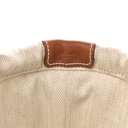 Hermes Canvas Barenia Fourbi 20 PM Pouch Naturel Fauve 6 of 9