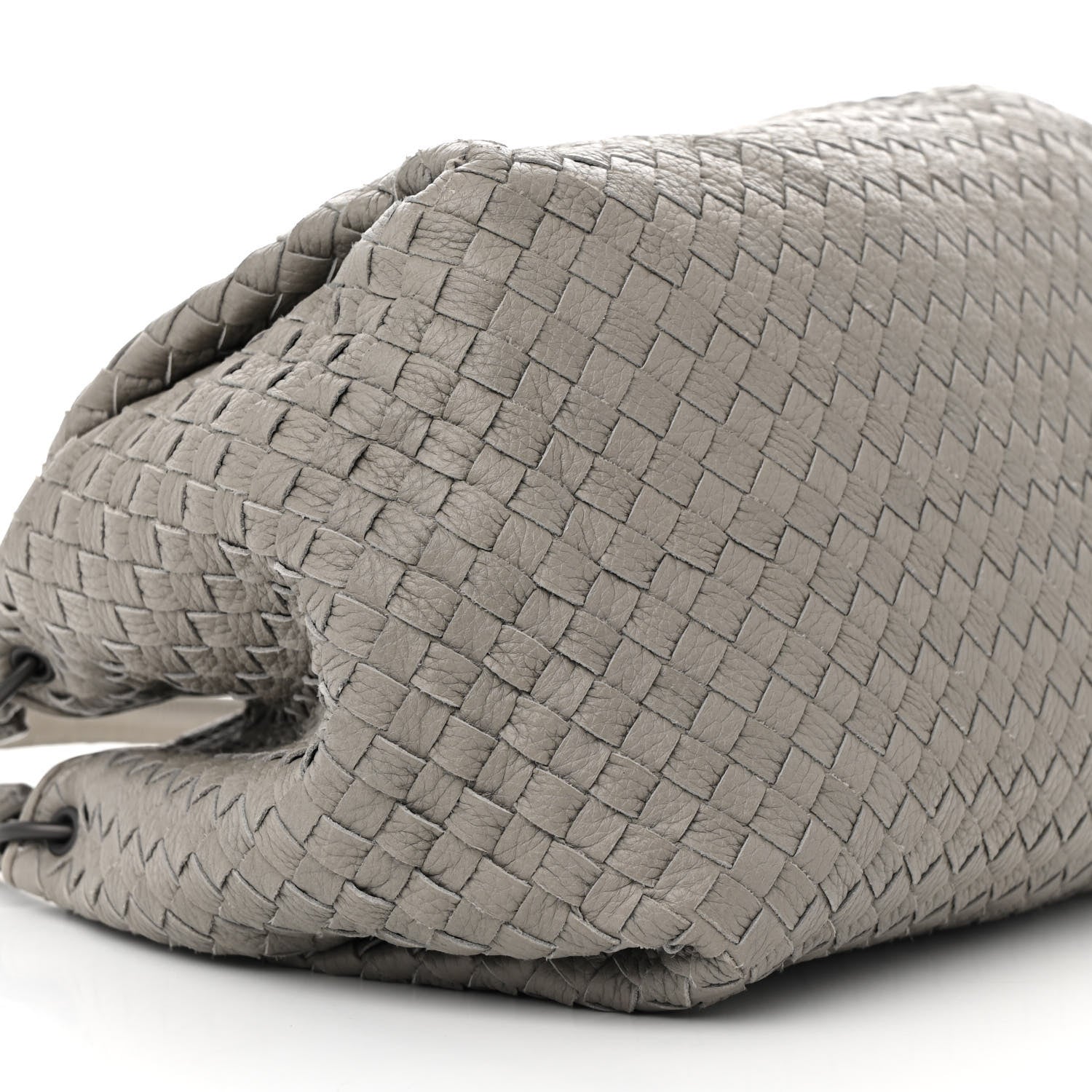 Bottega Veneta Nappa Intrecciato Parachute Bag Light Grey 9 of 10