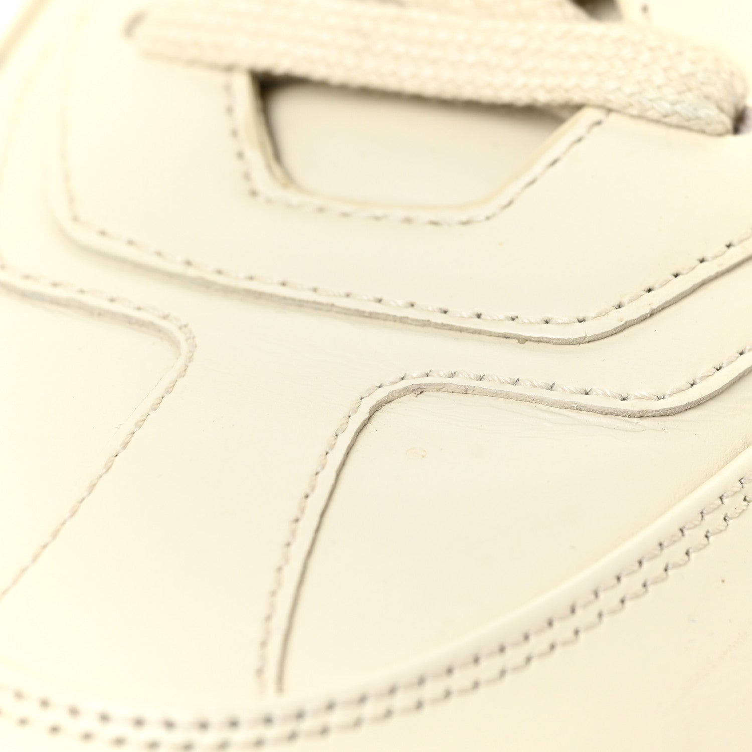 Gucci Calfskin Logo Womens Rhyton Sneakers 40 Ivory 17 of 20