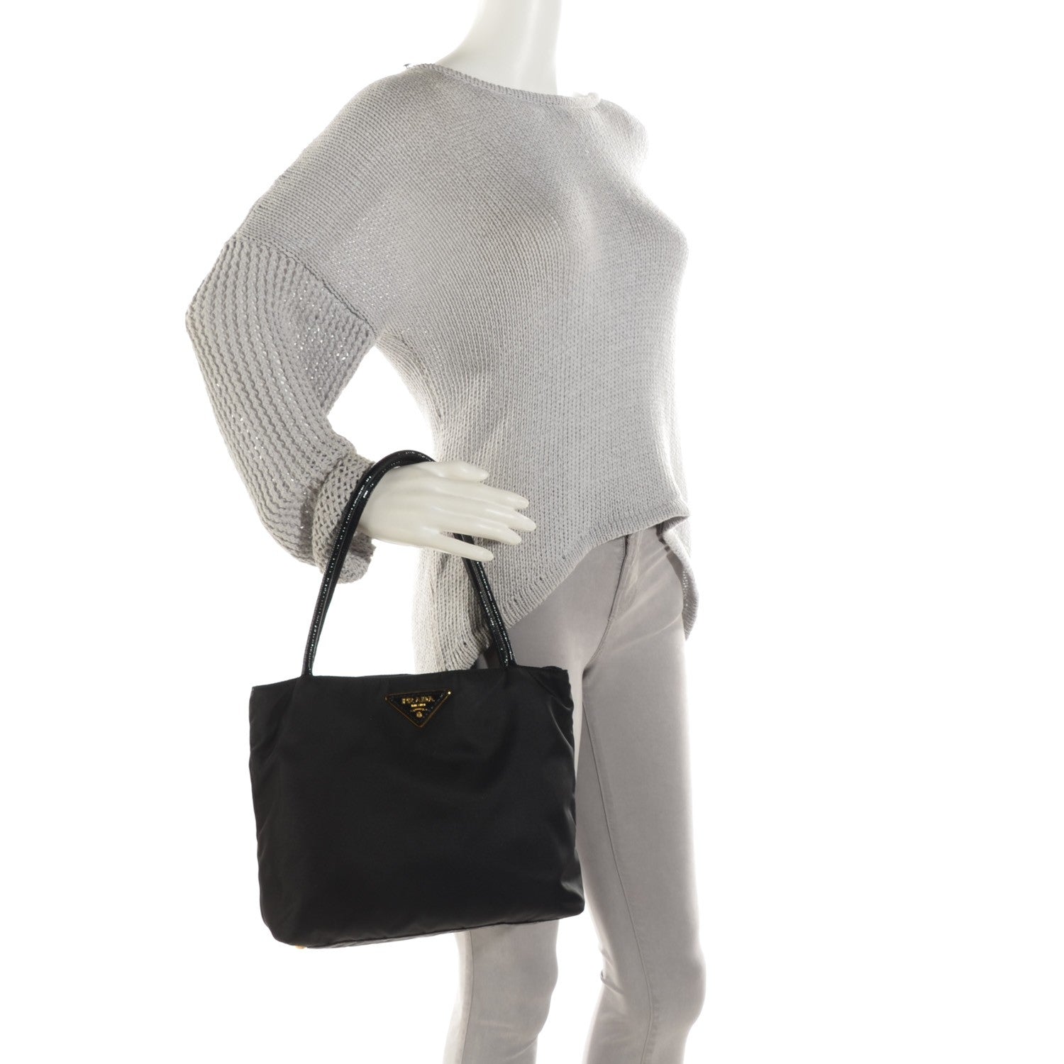 Prada Tessuto Nylon Tote Nero Black 2 of 8