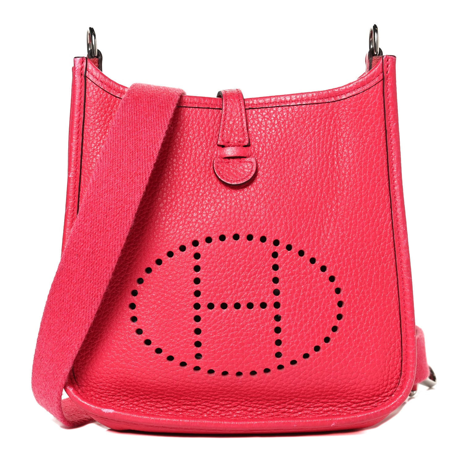 Hermes Taurillon Clemence Evelyne TPM Rose Extreme 1 of 10