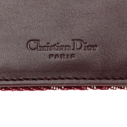 Christian Dior Monogram Saddle Wallet Burgundy 6 of 8