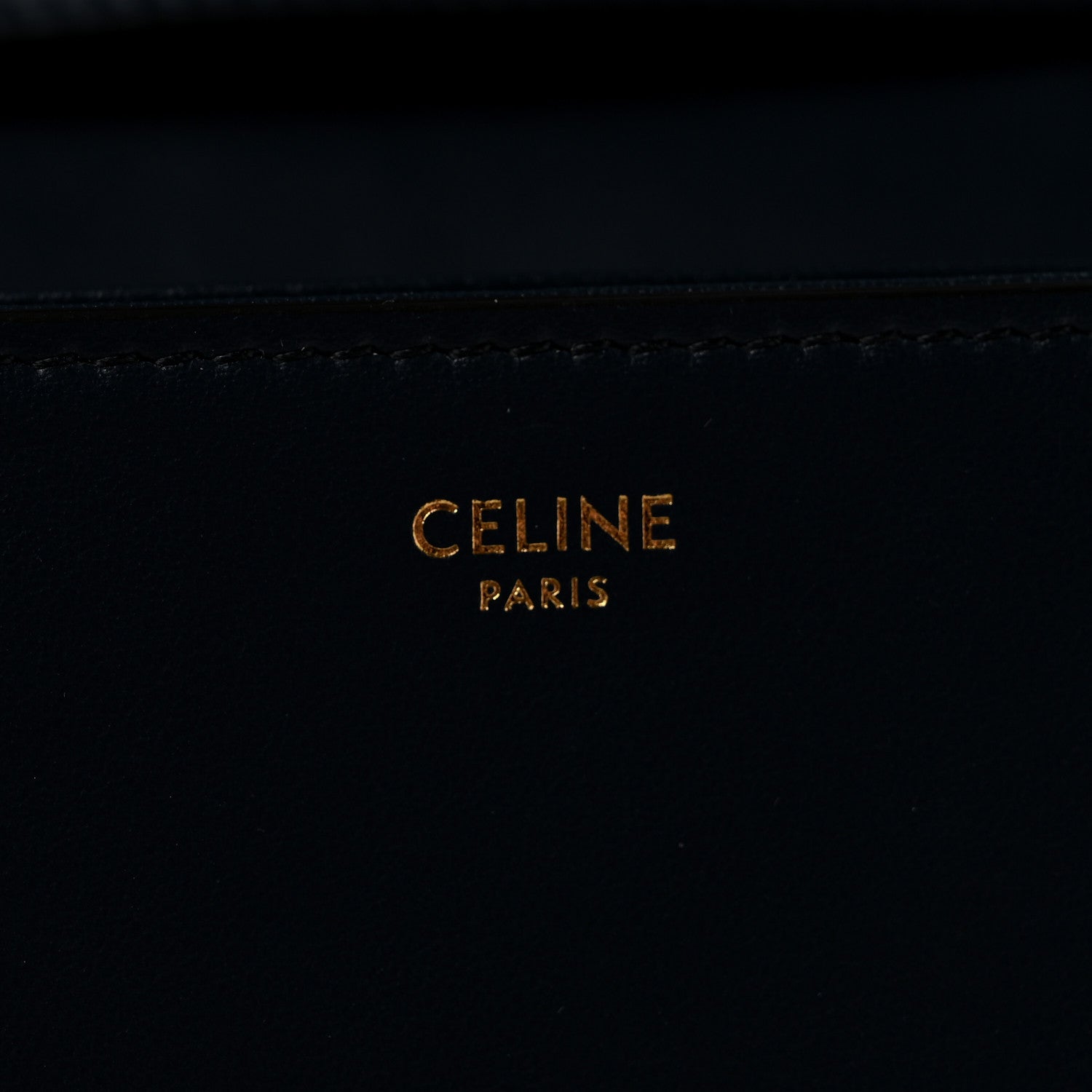 Celine Smooth Calfskin Medium Tabou Navy Blue 6 of 14
