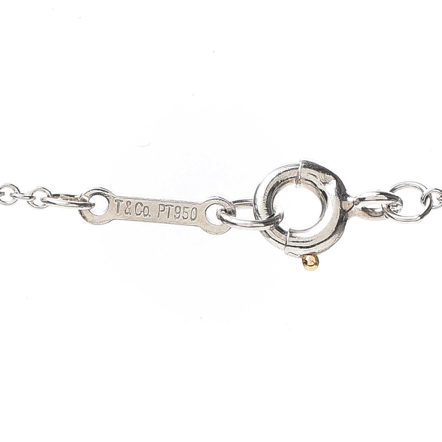 Tiffany Platinum 12mm Elsa Peretti Cross Pendant Necklace 4 of 7