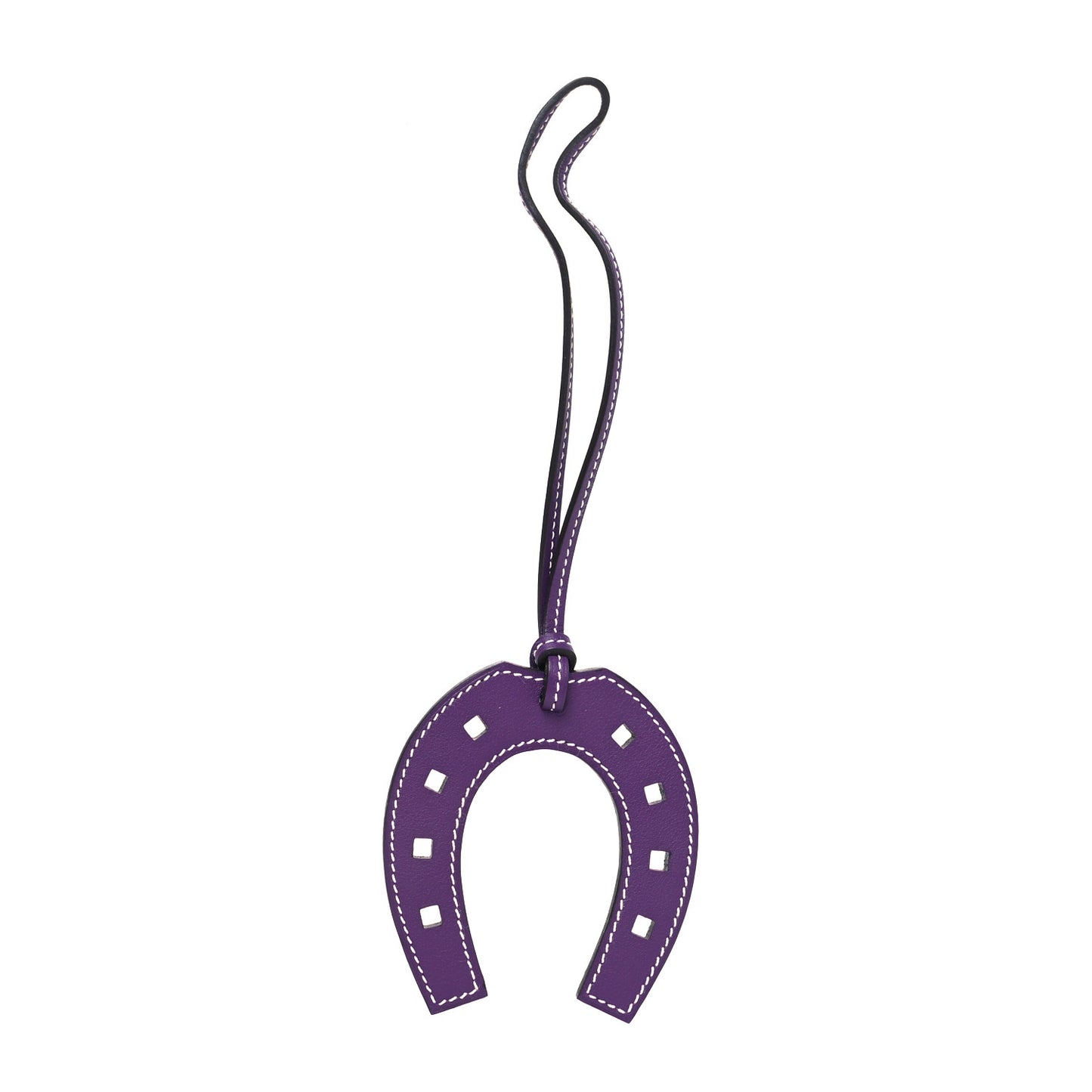 Swift Paddock Horseshoe Bag Charm Ultraviolet