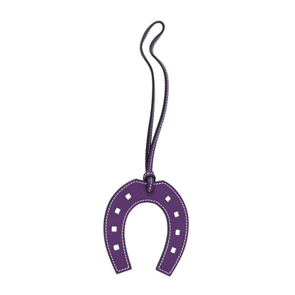 Hermes Swift Paddock Horseshoe Bag Charm Ultraviolet 1 of 3