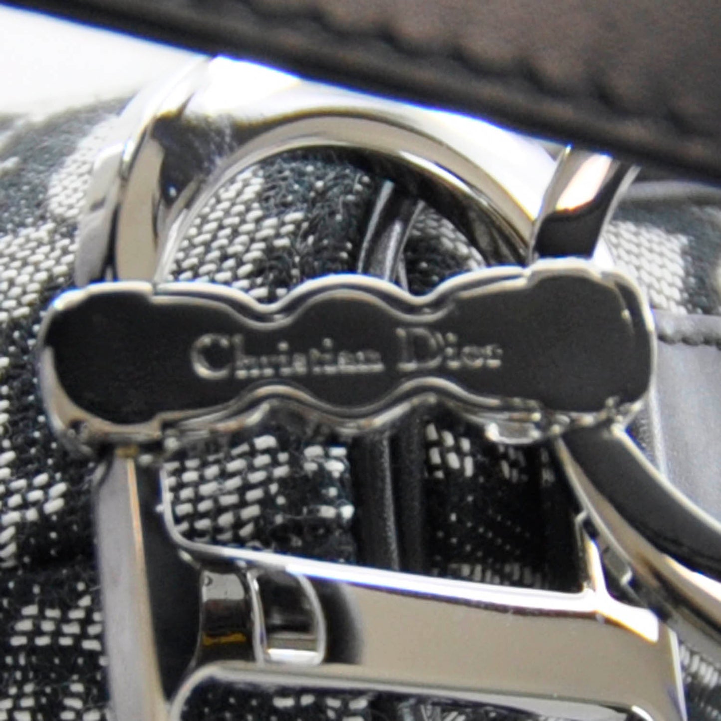 Monogram Saddle Bag Black