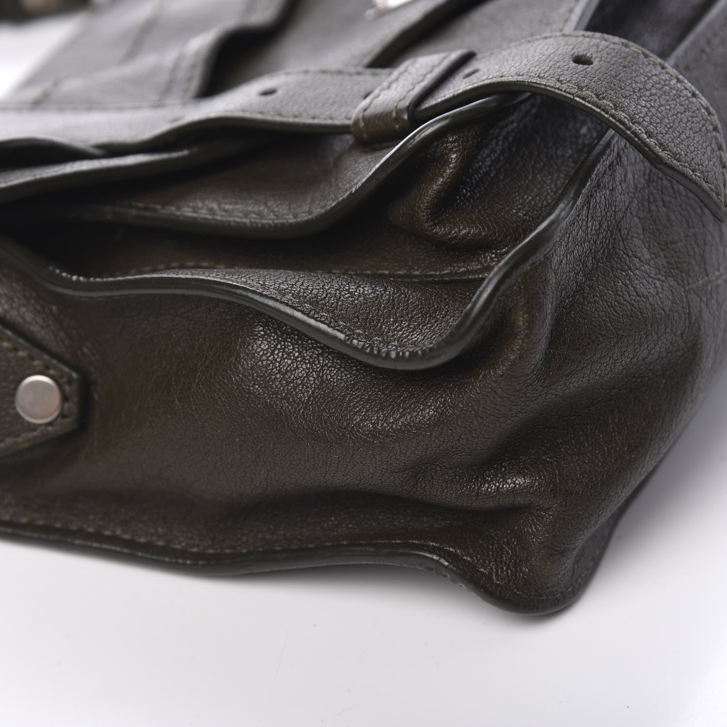 Proenza Schouler Lambskin Tiny PS1 Satchel Military 14 of 15