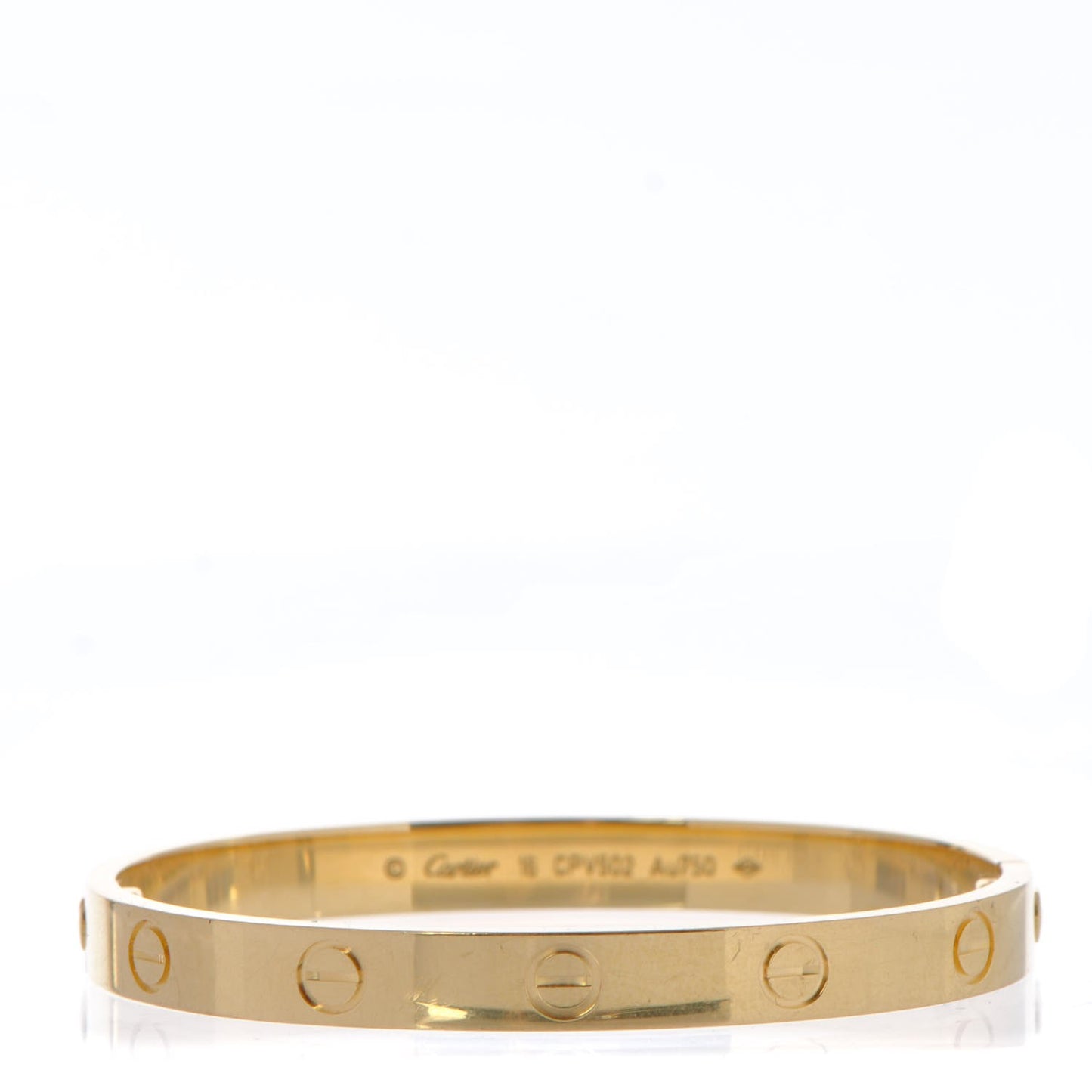 18K Yellow Gold LOVE Bracelet 16