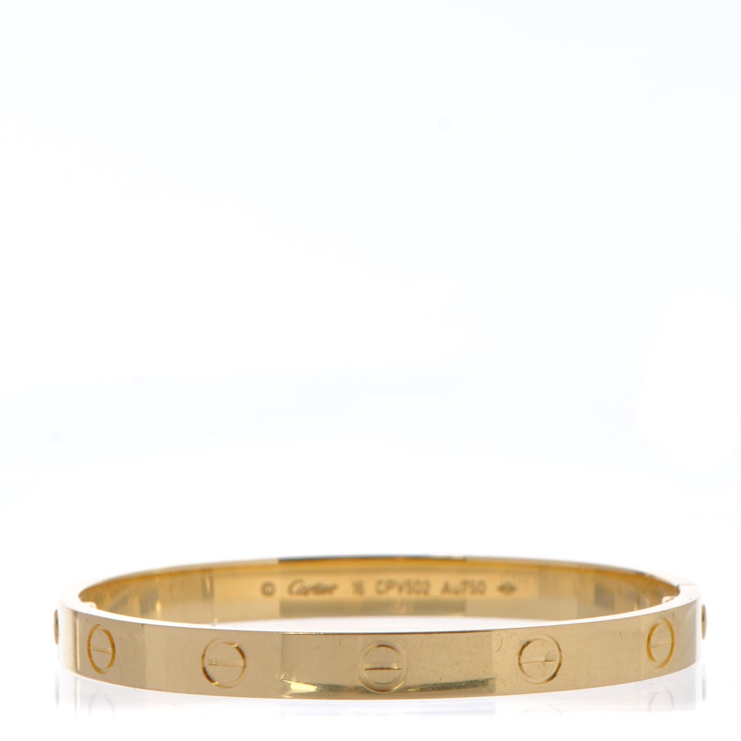 Cartier 18K Yellow Gold LOVE Bracelet 16 1 of 7