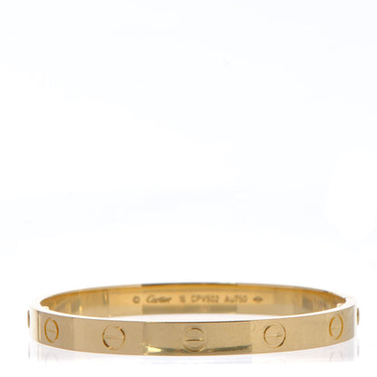 Cartier 18K Yellow Gold LOVE Bracelet 16 1 of 7