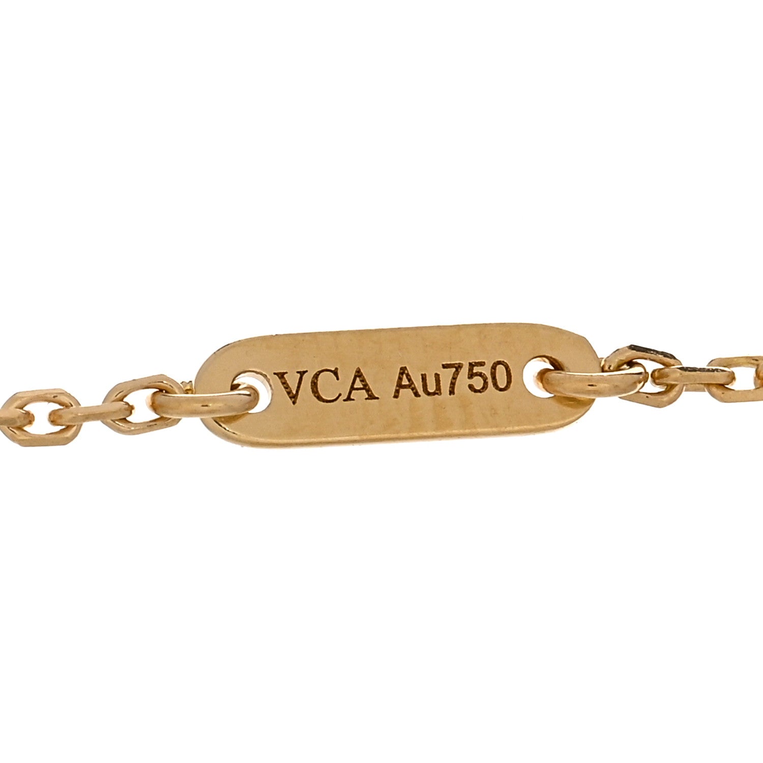 Van Cleef & Arpels 18K Yellow Gold Mother of Pearl Sweet Alhambra Bracelet 3 of 5