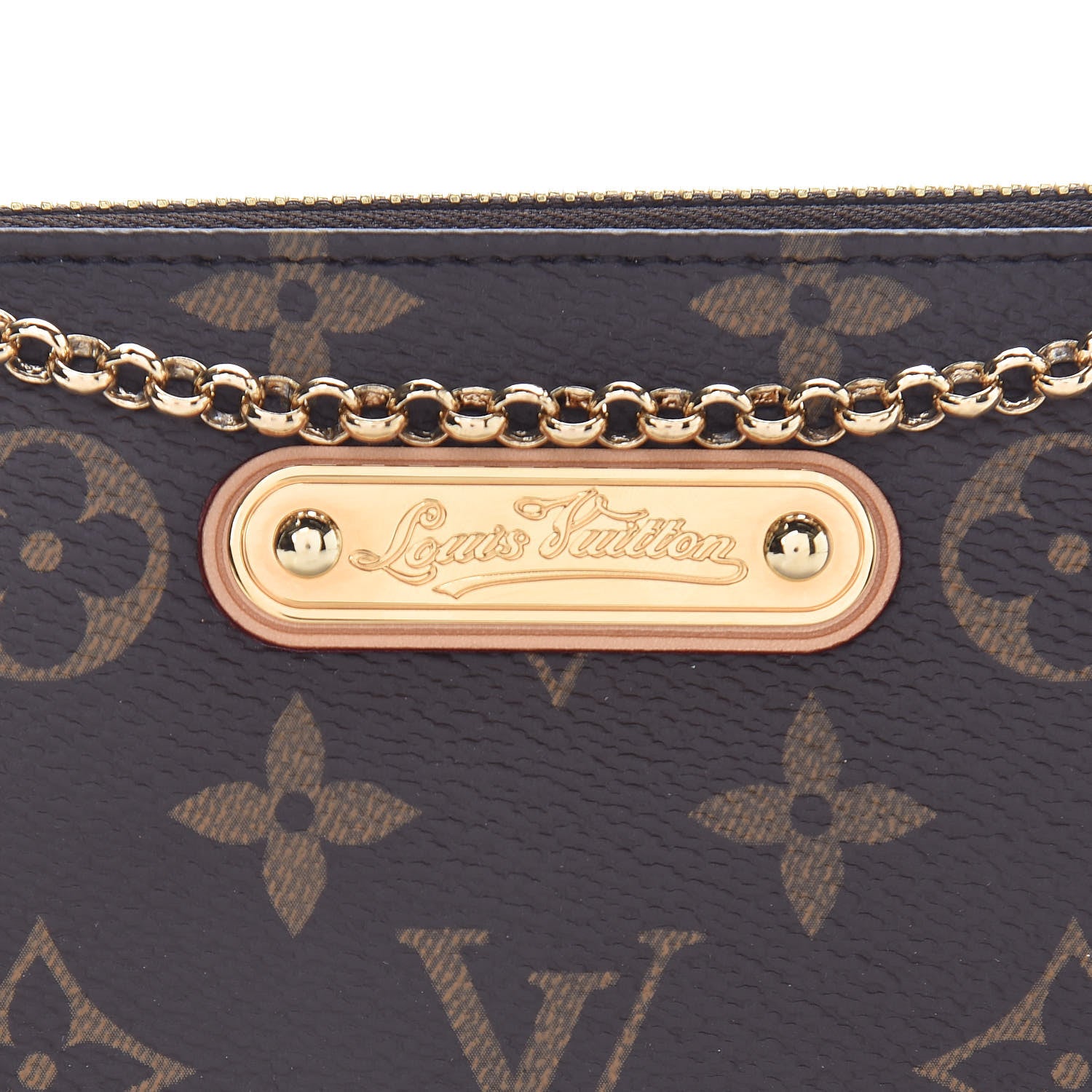 Louis Vuitton Monogram Pochette Milla MM 8 of 10