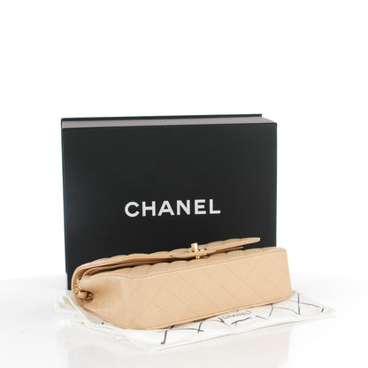 Chanel Caviar Quilted Medium Double Flap Beige Clair 4 of 9