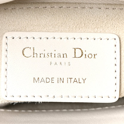 Christian Dior Calfskin Cannage Dioramour Mini Lady Dior White 6 of 10