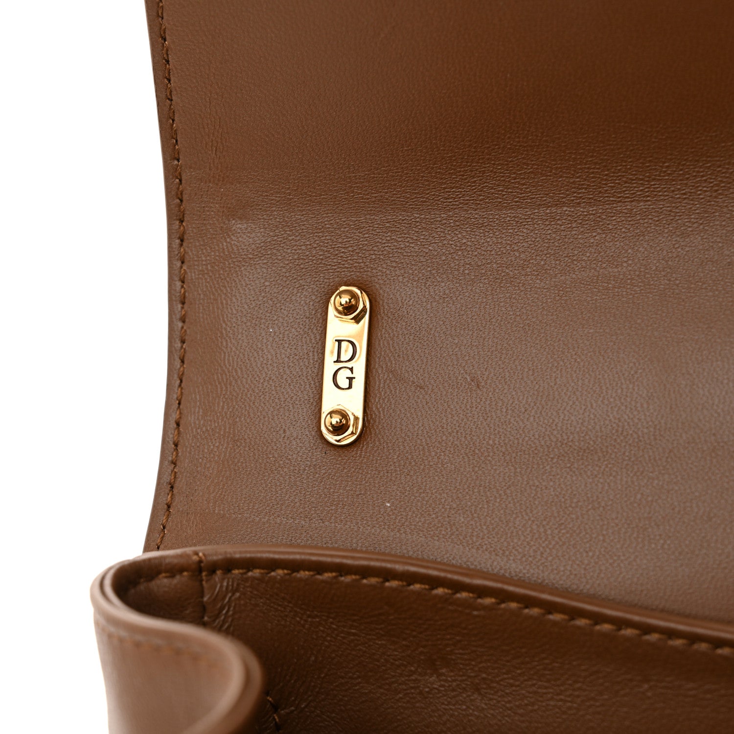 Dolce & Gabbana Nappa Medium Devotion Crossbody Bag Cammello 11 of 11