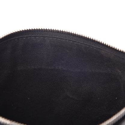 Burberry Mega Check Peyton Crossbody Clutch Bag Black 10 of 13