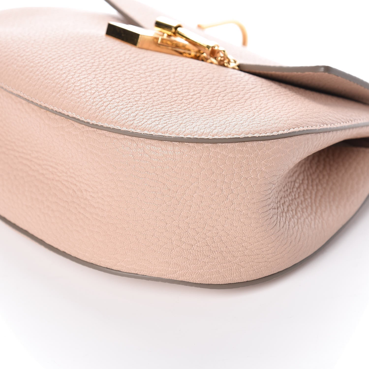 Chloe Grained Goatskin Drew Shoulder Bag Biscotti Beige 5 of 19
