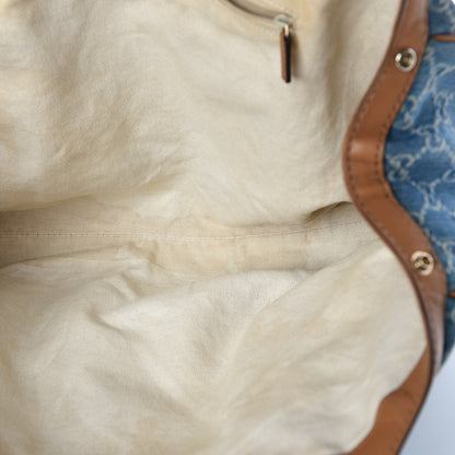 Gucci Denim Monogram Large Sukey Tote 12 of 21
