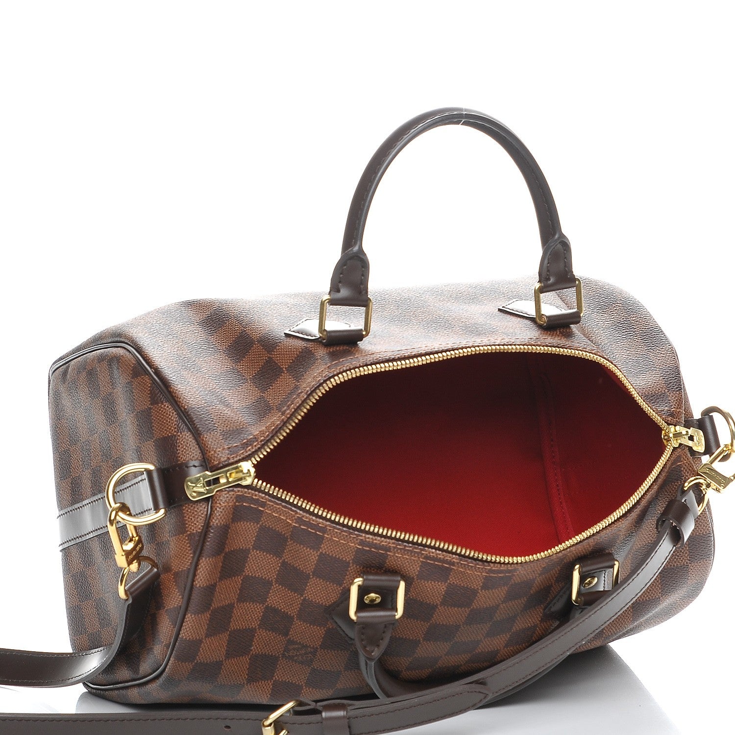 Louis Vuitton Damier Ebene Speedy Bandouliere 30 6 of 9