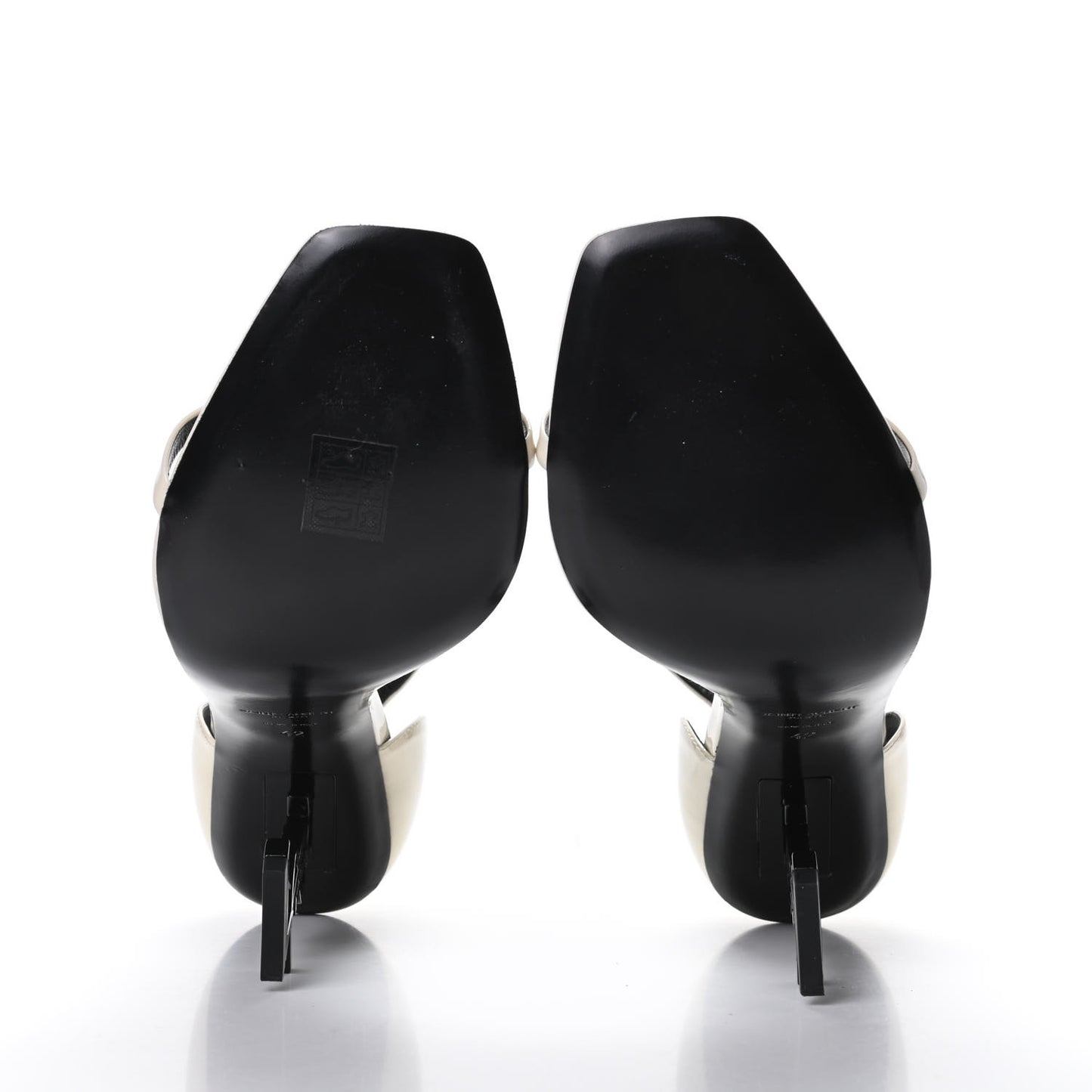 Patent Calfskin Opyum 110 Sandals 42 Neutro