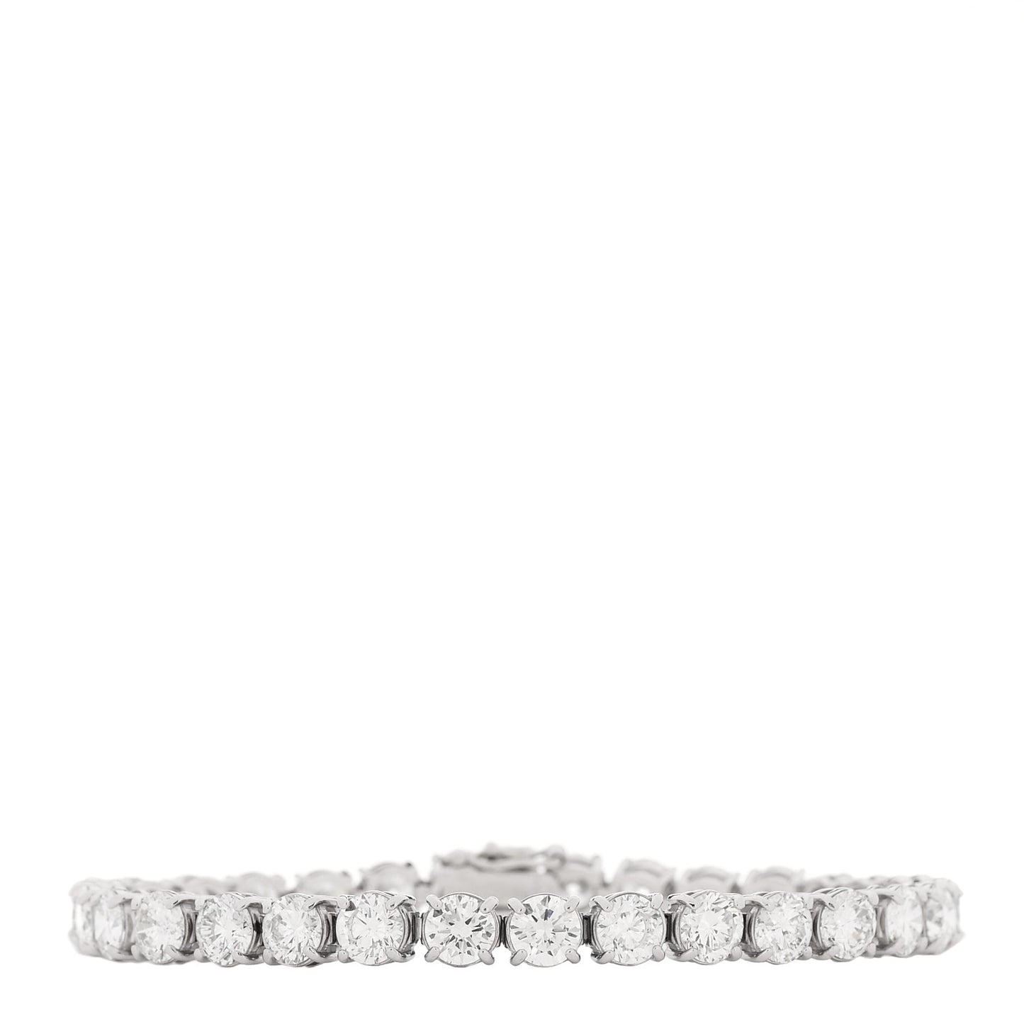 Platinum Diamond 17.16ctw Tennis Bracelet