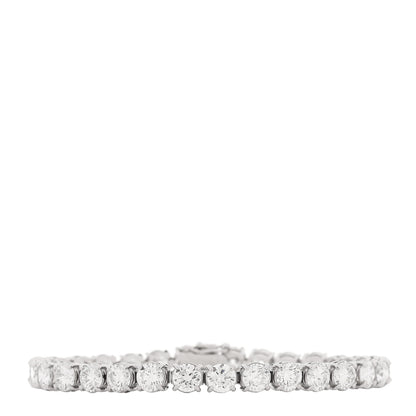 Parker & West by FASHIONPHILE Platinum Diamond 17.16ctw Tennis Bracelet 1 of 6